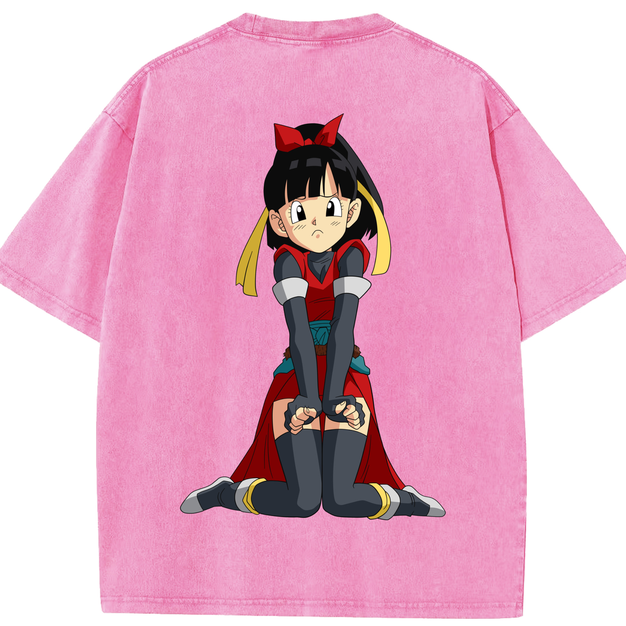 （画像用） ドラゴンボール パン DRAGON BALL Pan 綿100% ヴィンテージ風 半袖Tシャツ（背面プリント）